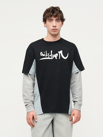 QUIKSILVER Funkční tričko 'SYNC DOUBLE' – černá: přední strana