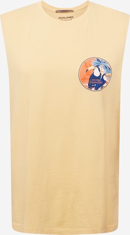 JACK & JONES Shirt 'TROPICANACARD' in Gelb: front