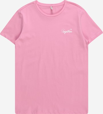 KIDS ONLY T-Shirt 'Naja' in Pink: predná strana