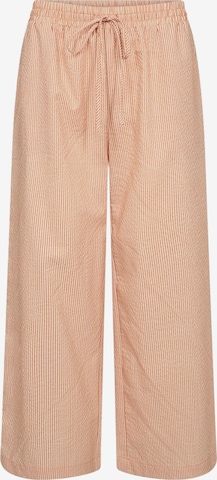 Soyaconcept Wide Leg Housut 'Emmelin 5_B' värissä oranssi: etupuoli