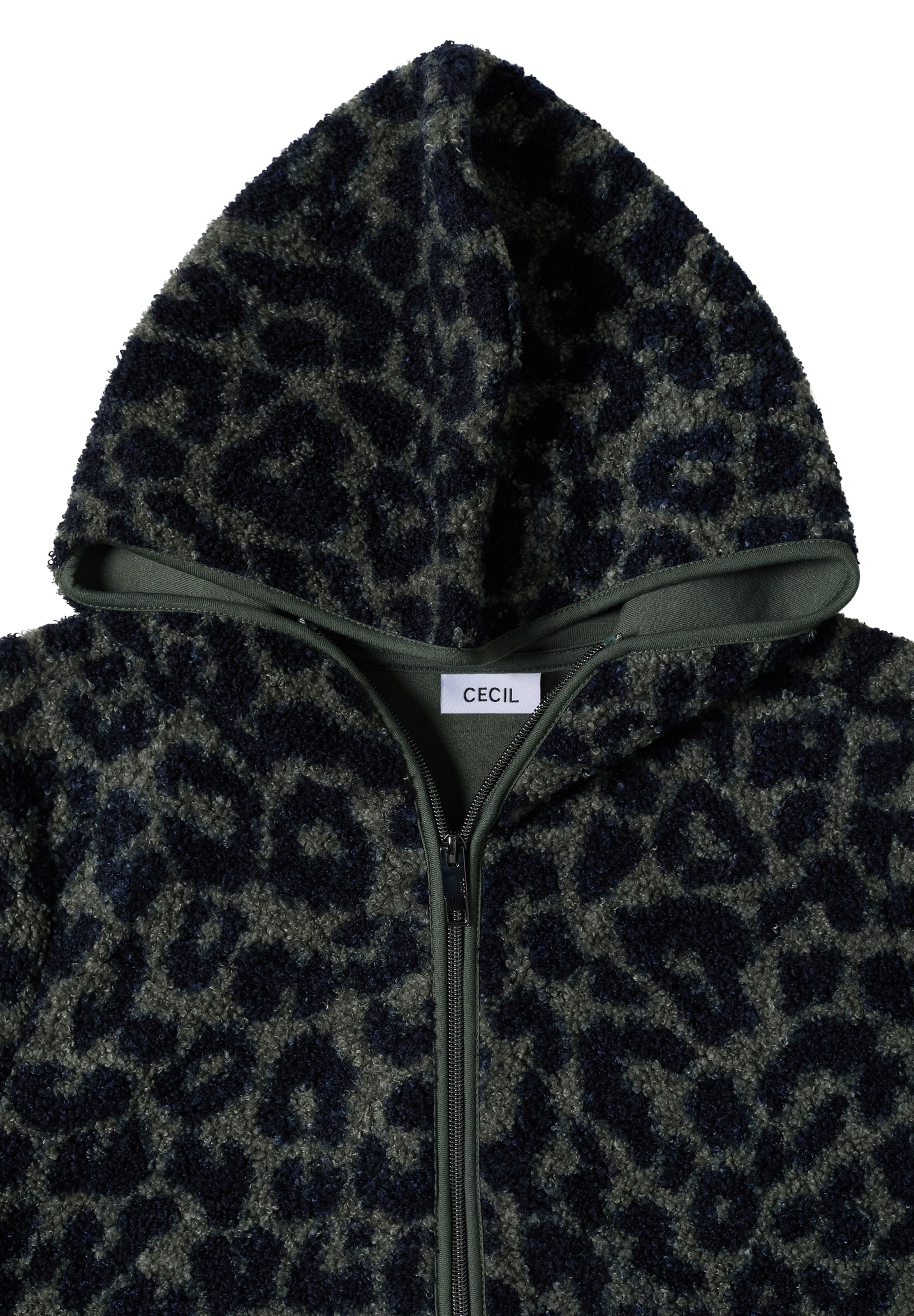 Veste mi-saison CECIL en vert