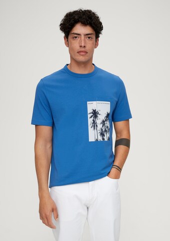 T-Shirt s.Oliver en bleu : devant