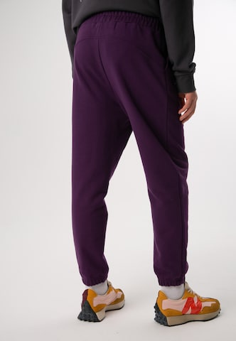 Effilé Pantalon ET Nos en violet