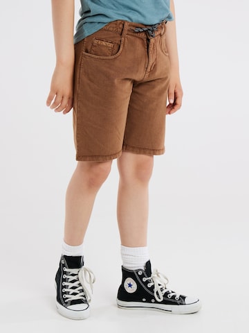 PROTEST Loose fit Pants 'ORLIN JR' in Brown