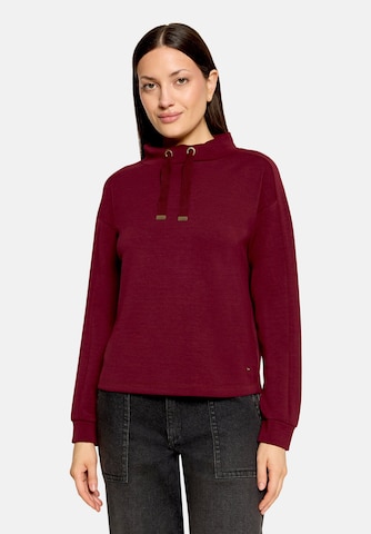 Sweat-shirt Betty & Co en rouge : devant