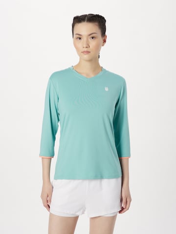 K-Swiss Performance Shirt 'HYPERCOURT' in Blau: predná strana