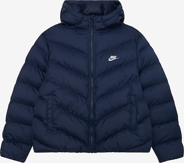 Nike Sportswear Зимняя куртка в Синий: спереди