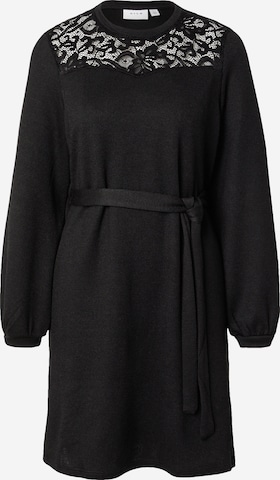VILA - Vestido de punto 'VIEMMY' en negro: frente