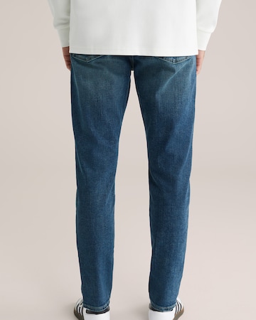 WE Fashion Slimfit Jeans i blå