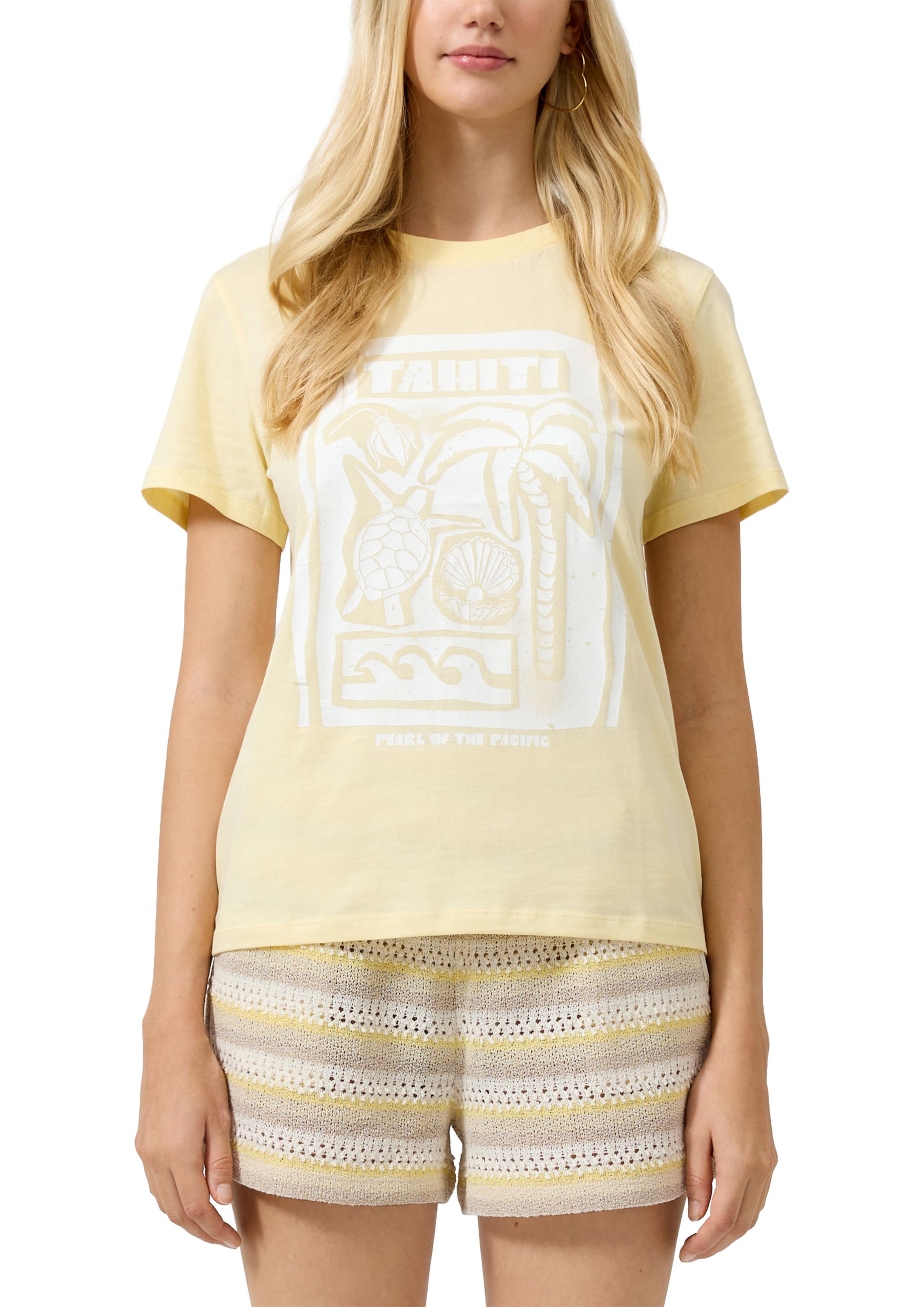 T-shirt QS en jaune