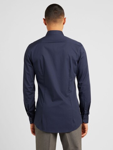 OLYMP Slim fit Businessskjorta i blå