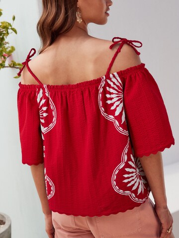 Chemisier Next en rouge