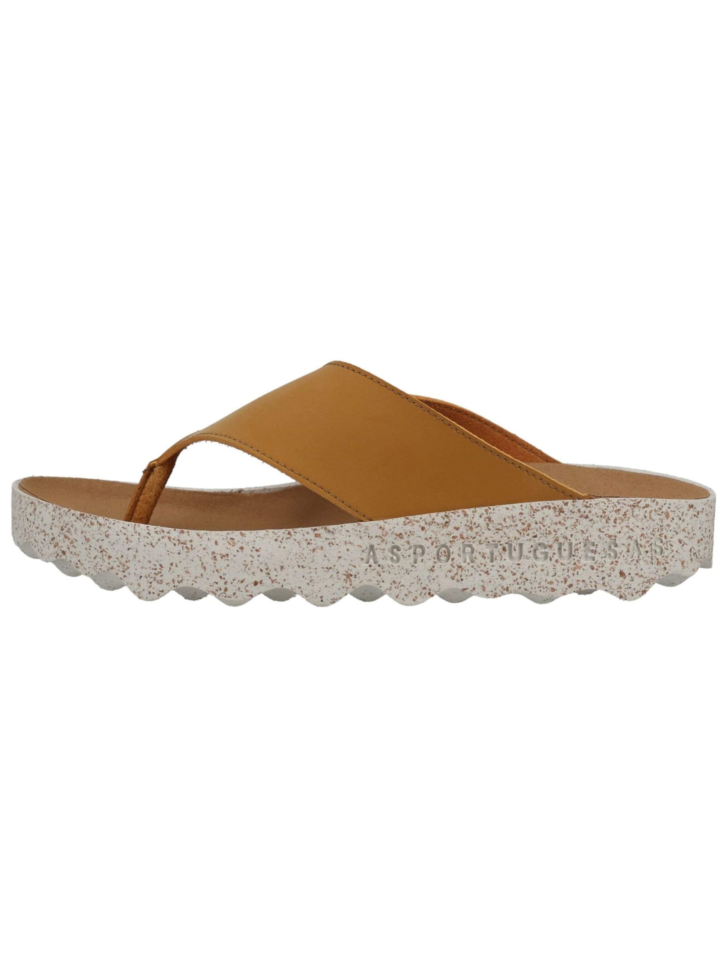 Asportuguesas Zehentrenner in Braun