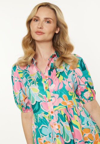 Robe-chemise 'Fashion Look' Usha en vert