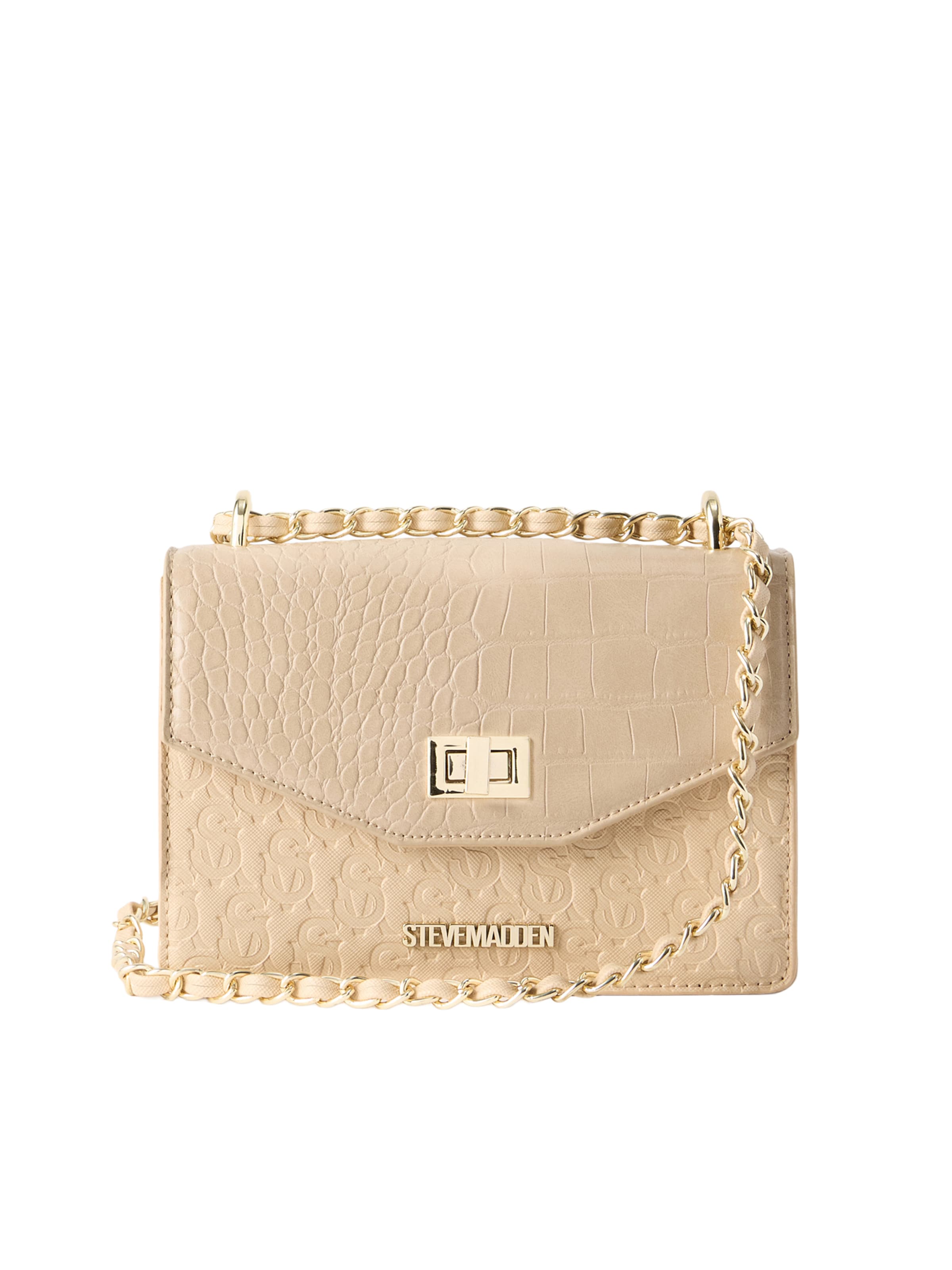 STEVE MADDEN Torba za čez ramo 'Bkoen-6' | bež barva: sprednja stran