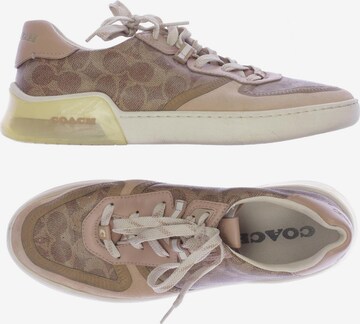 COACH Sneakers & Trainers in 40,5 in Beige: front