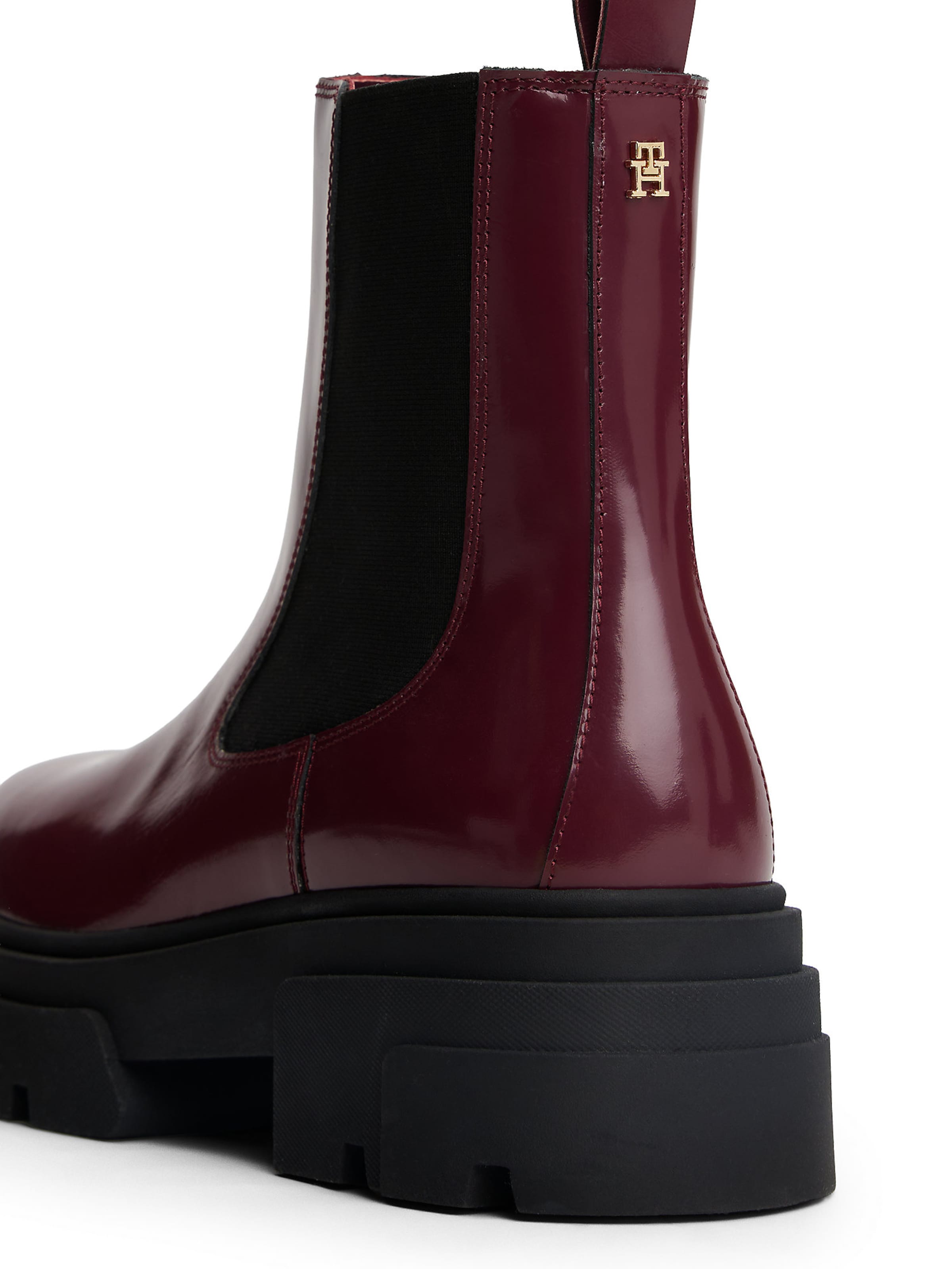 TOMMY HILFIGER Chelsea boots in Red