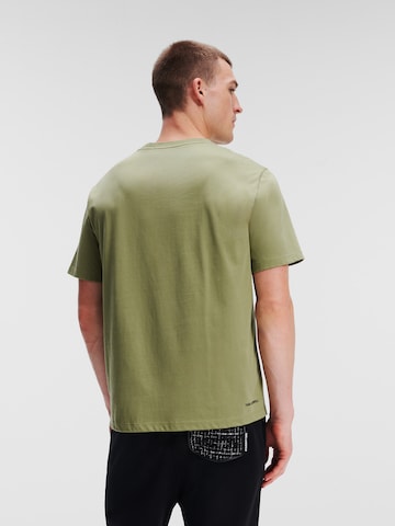 Karl Lagerfeld Shirt 'Wax Seal' in Green