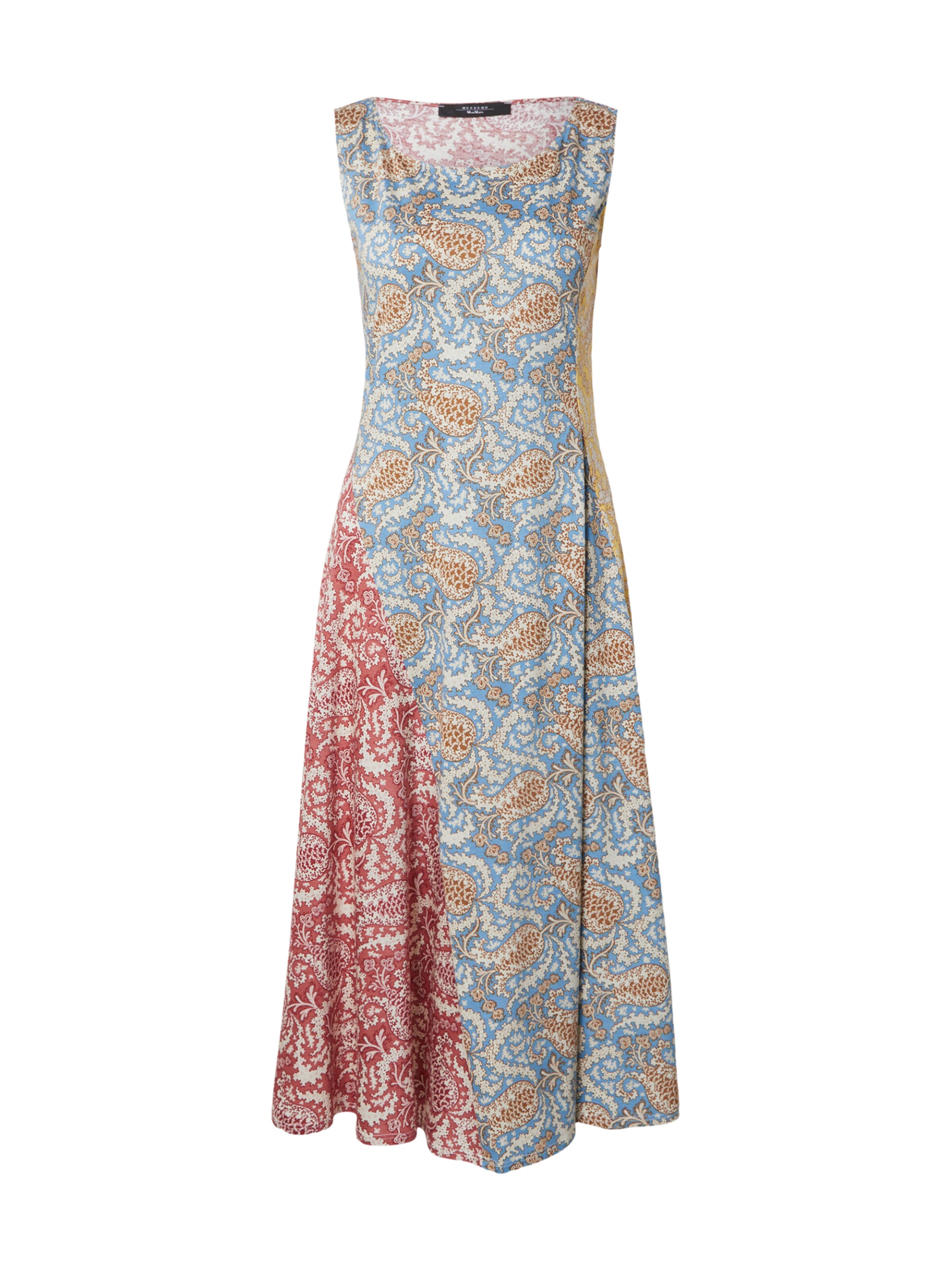 Weekend Max Mara Платье 'PAUSA' в Светло-синий / Имбирно-бежевый / Красный / Белый, Обзор товара