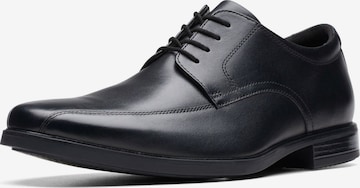 Scarpa stringata di CLARKS in nero: frontale