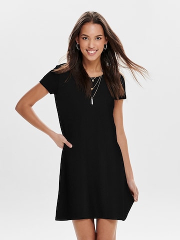 ONLY Letní šaty 'Bera' – černá: přední strana
