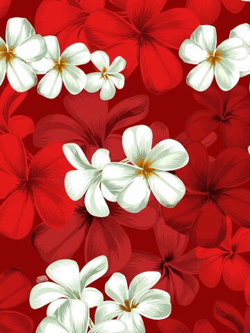 Hawaiihemdshop.de Regularny krój Koszula 'Hawaiihemd "Classic Red"' w kolorze czerwony