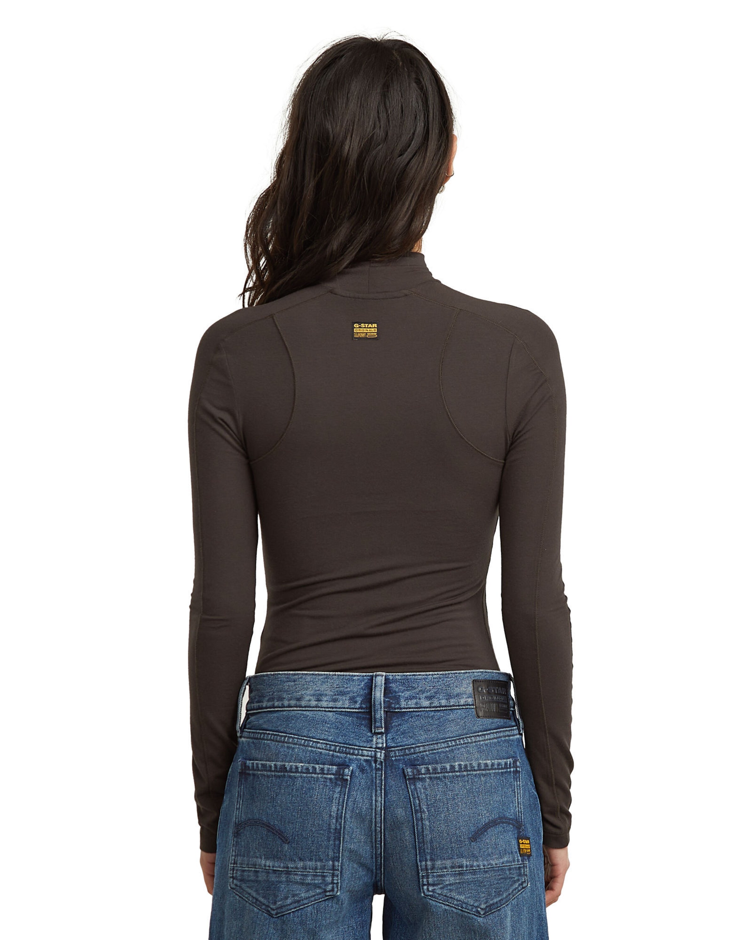 G-STAR Shirt body 'Slim Body' in Bruin