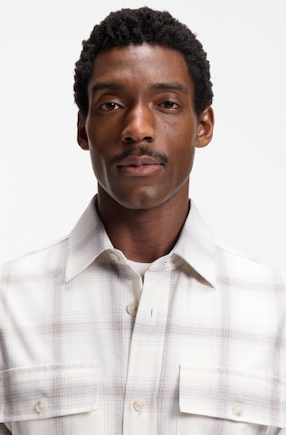 BOSS Comfort fit Button Up Shirt in White