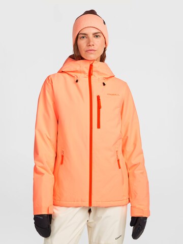 O'NEILL Outdoorová bunda – oranžová: přední strana