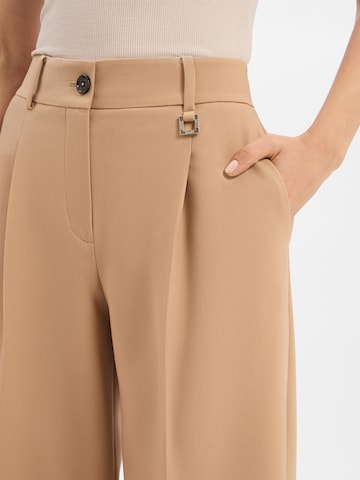 JOOP! Regular Pleat-front trousers ' Paris ' in Brown