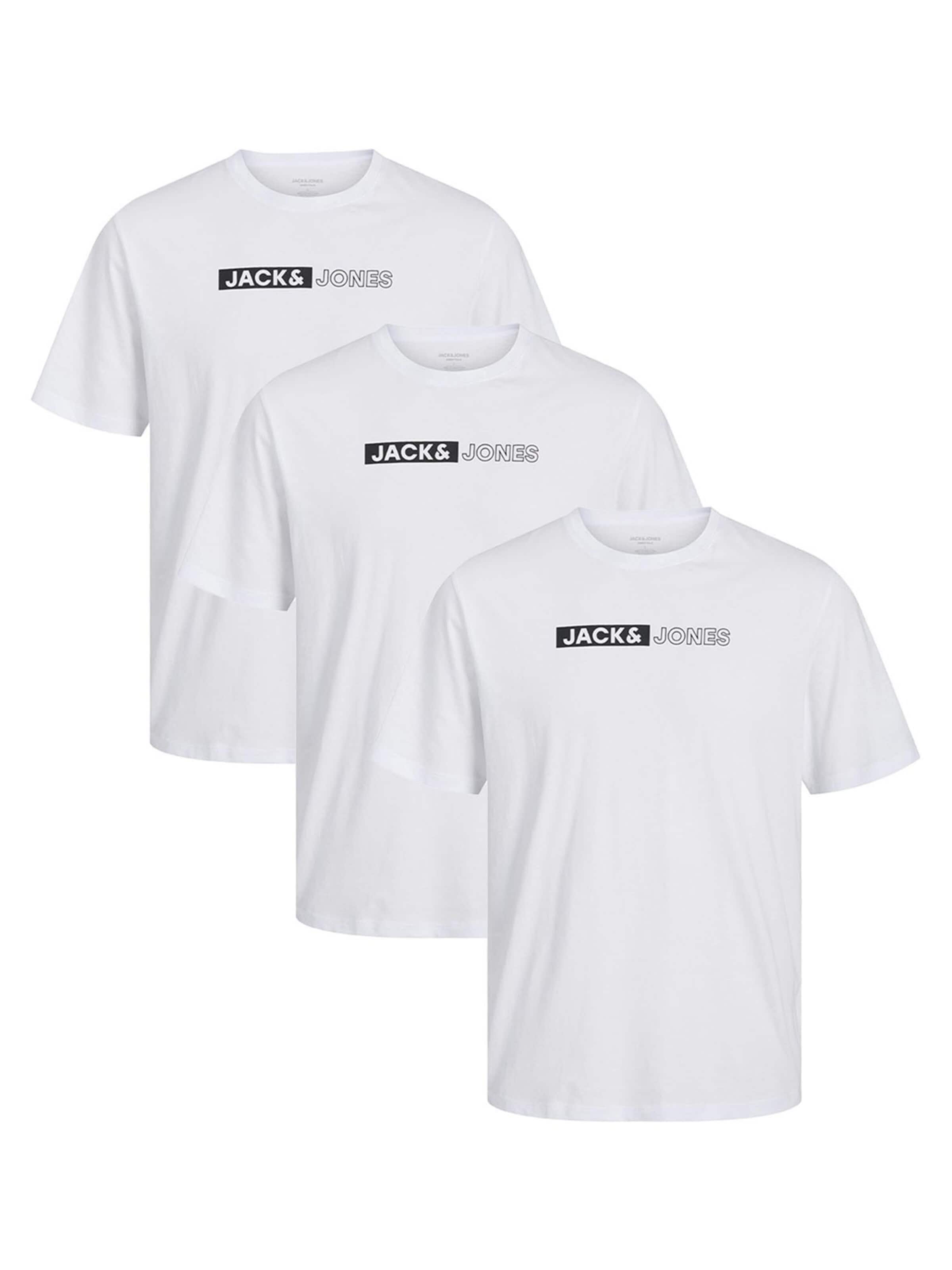 JACK & JONES Shirt 'Corp'‌‌‌‌‌‌‌‌‌ in Weiß: Vorderseite