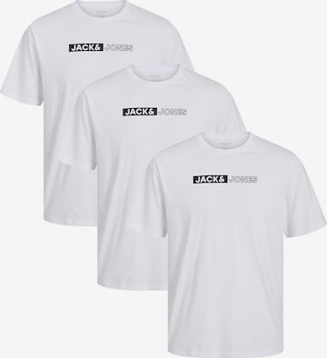 JACK & JONES Shirt 'Corp' in Weiß: Vorderseite