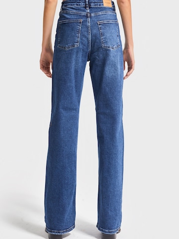 IT'S BASIC Regular Jeans 'Straight Mid Rise Jeans (Lenght 30)' in Blue