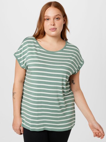 ONLY Carmakoma Shirt 'Wilma' in Green: front