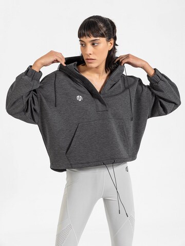 MOROTAI Oversizepullover 'OVERSIZED TRAVEL'‌‌‌‌‌‌‌ in Grau