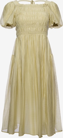 faina - Vestido en verde: frente