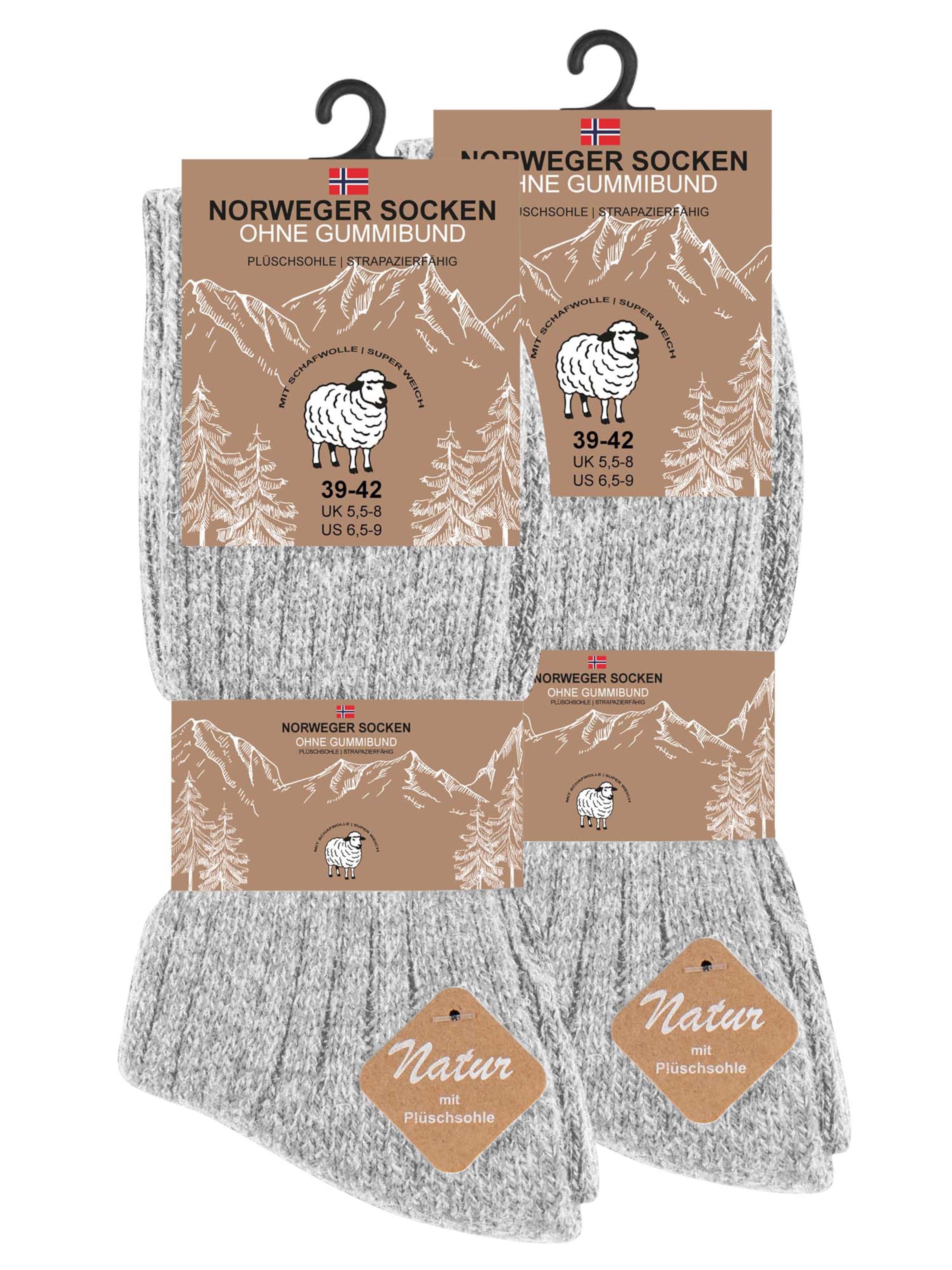 Calzino di Cotton Prime in grigio