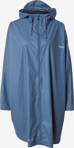 Weather Report Raincoat 'FLAME' in Blue: front