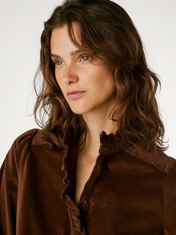 Chemisier 'Naima' Pepe Jeans en marron