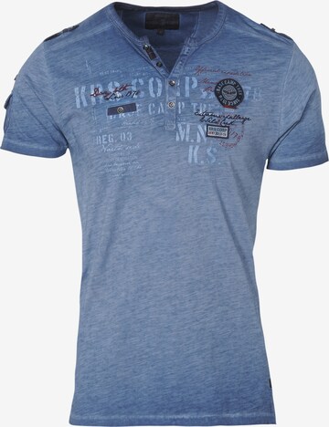 KOROSHI Shirt in Blue: front