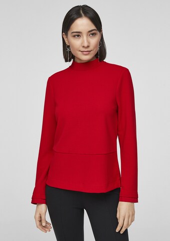 s.Oliver Sweatshirt in Rot: predná strana