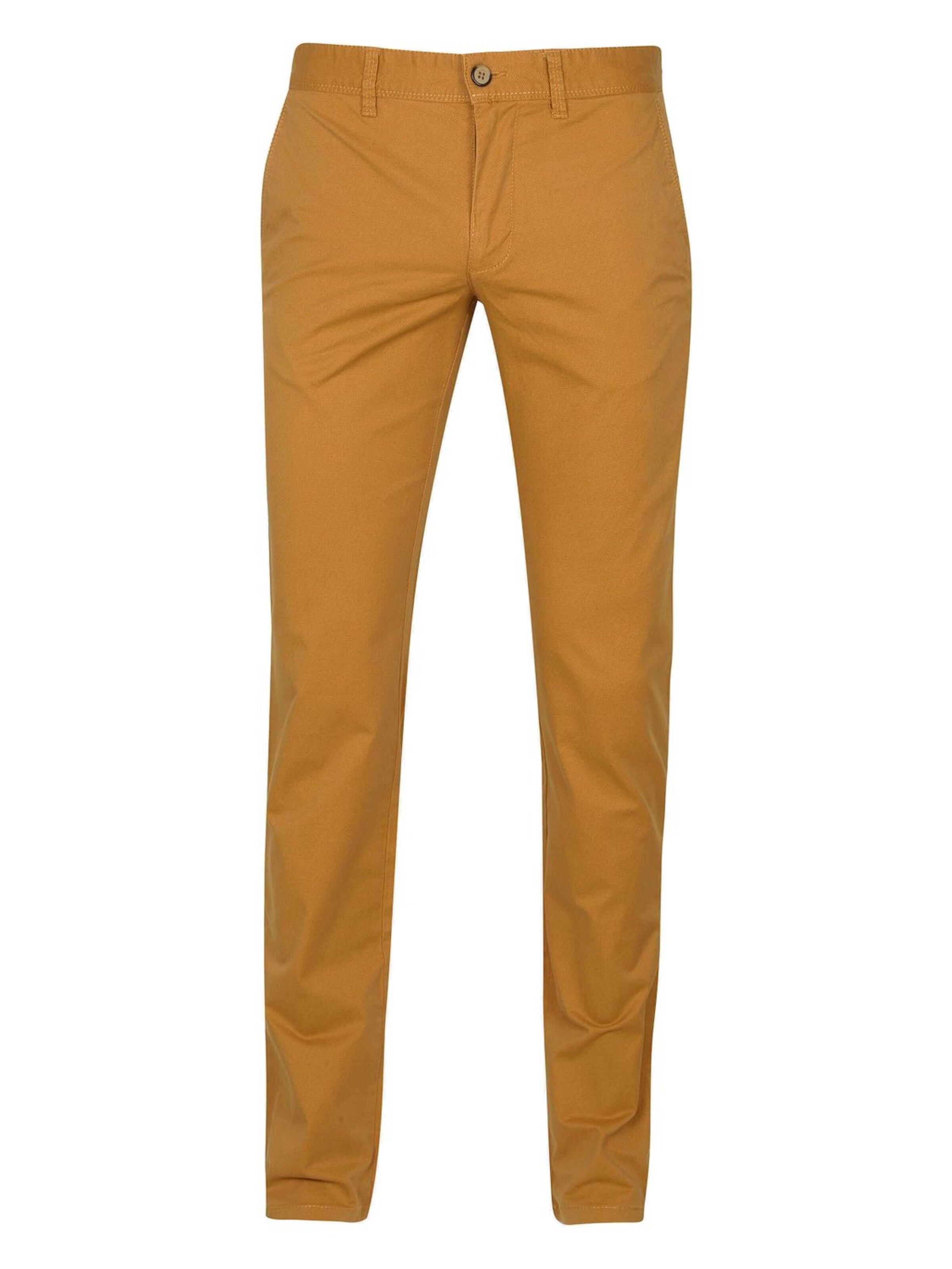 Suitable Slim fit Chino Pants 'Sartre' in Yellow: front