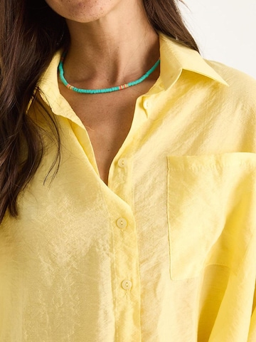 Bianco Lucci Bluse in Gelb