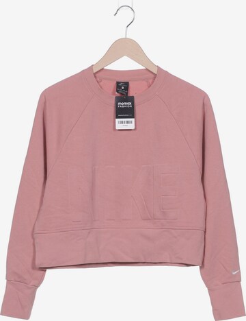 NIKE Sweatshirt & Zip-Up Hoodie in XS in Pink: front