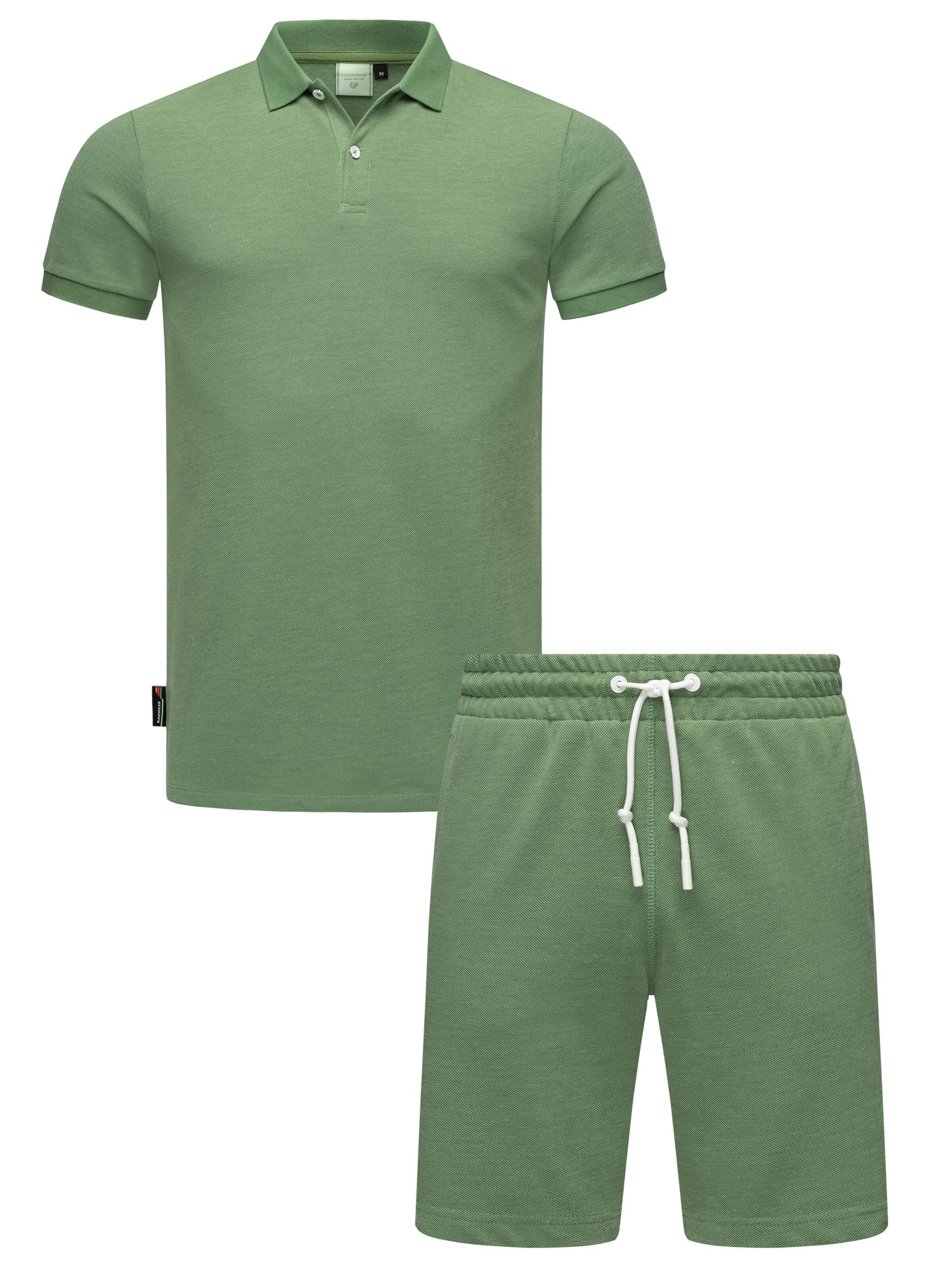 Tuta da jogging 'Porpi' di Ragwear in verde: frontale