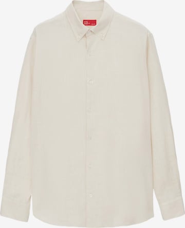 D’S Damat Button Up Shirt in Beige: front