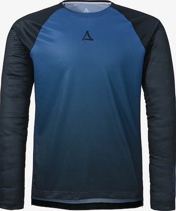 T-Shirt fonctionnel ' Bike Longsleeve Style Koitere MNS ' Schöffel en bleu : devant