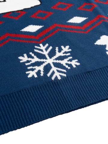 Snoopy & Die Peanuts Strickkleid 'Warm Kisses' in Blau