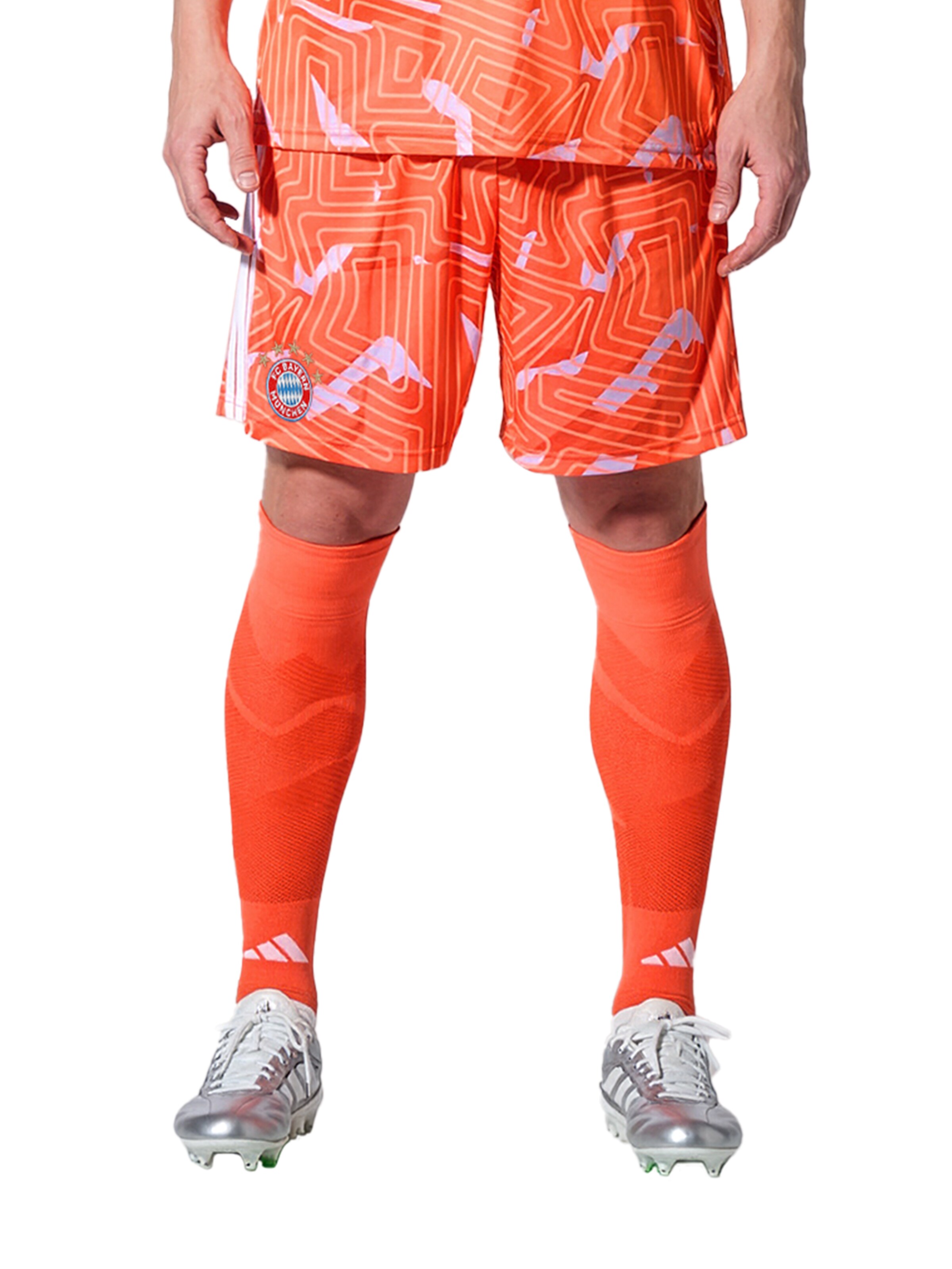 ADIDAS PERFORMANCE Regular Workout Pants in Orange: front