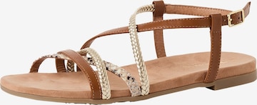 Sandalo di Tamaris in beige: frontale